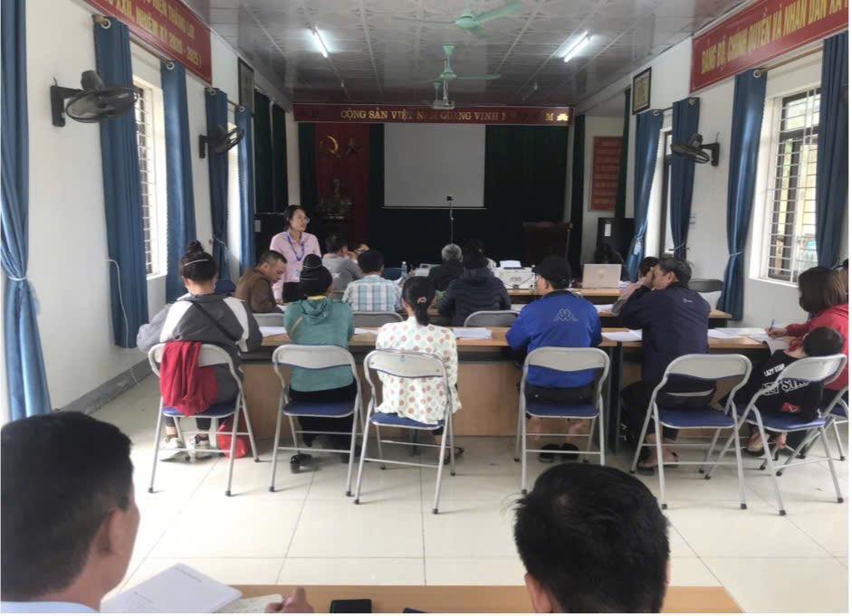  Hoạt động của Hội đoàn thể nhận ủy thác xã Sam Mứn 