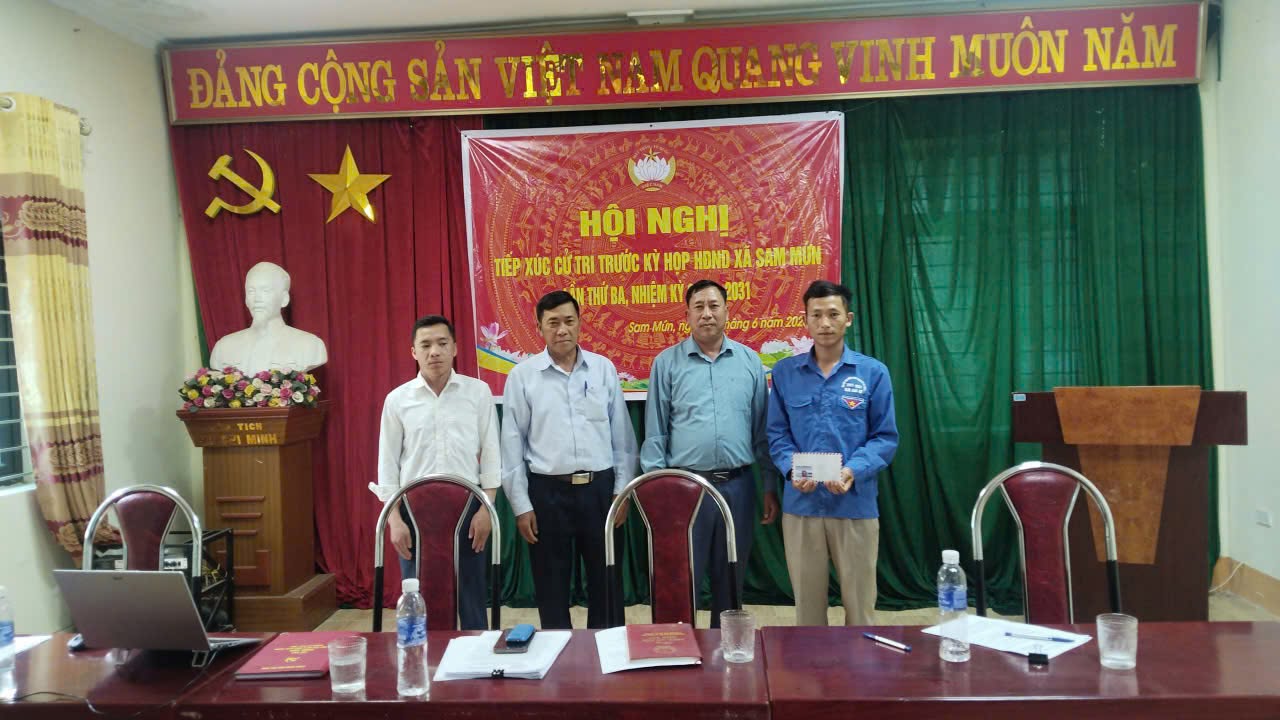 Hoạt động tiếp xúc cử tri trước kỳ họp giữa năm 2026 của đại biểu HĐND xã Sam Mứn khoá II, nhiệm kỳ 2026 - 2031