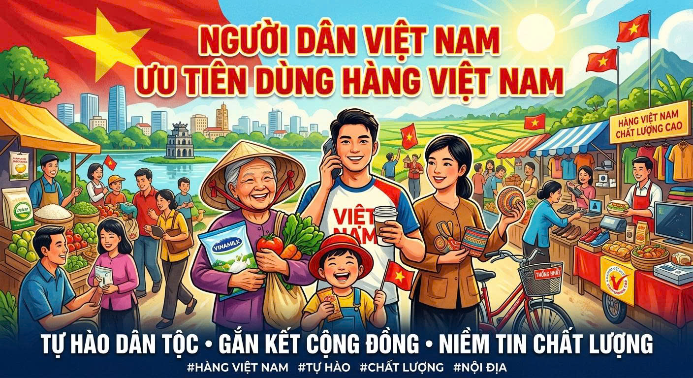 Hưởng ứng Cuộc vận động “Người Việt Nam ưu tiên dùng hàng Việt Nam” năm 2026