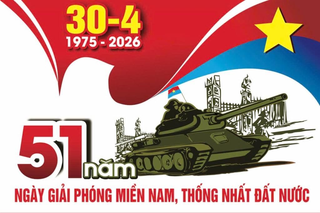 Kỷ niệm 51 năm giải phóng miền Nam thống nhất đất nước (30/4/1975 - 30/4/2026) 