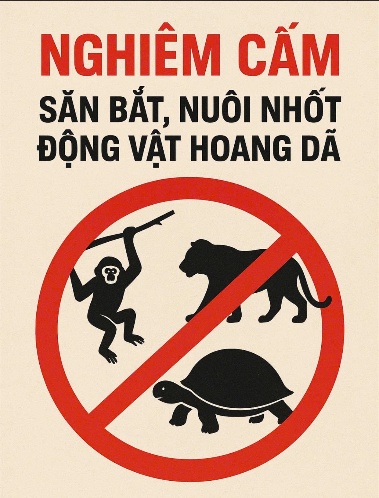 Chung tay bảo vệ rừng bảo vệ động vật hoang dã
