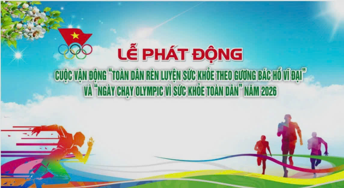 Phát động ngày chạy OLYMPIC vì sức khoẻ toàn dân xã Sam Mứn năm 2026