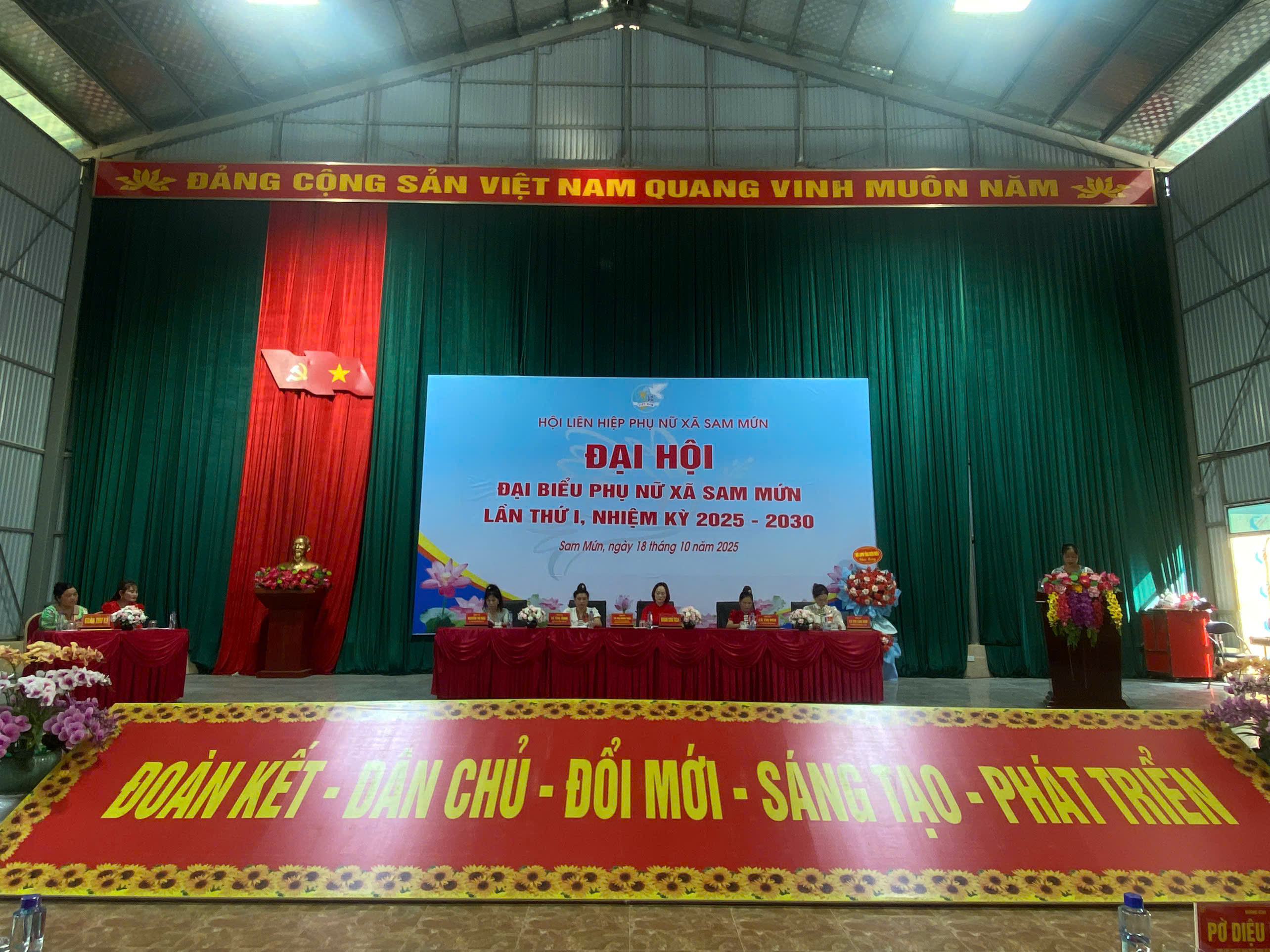 ĐẠI HỘI ĐẠI BIỂU PHỤ NỮ  XÃ SAM MỨN LẦN THỨ I, NHIỆM KỲ 2025 - 2030