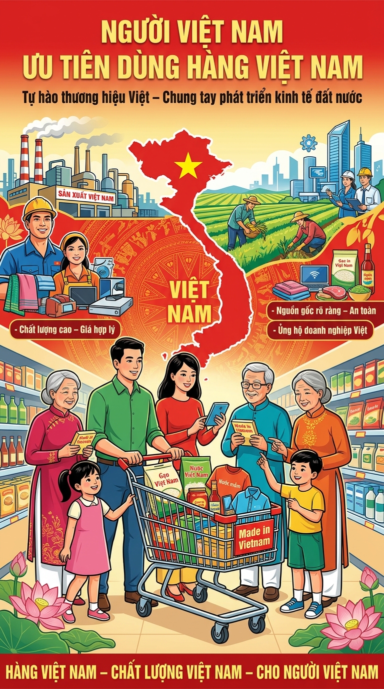 Người Việt Nam ưu tiên dùng hàng Việt Nam