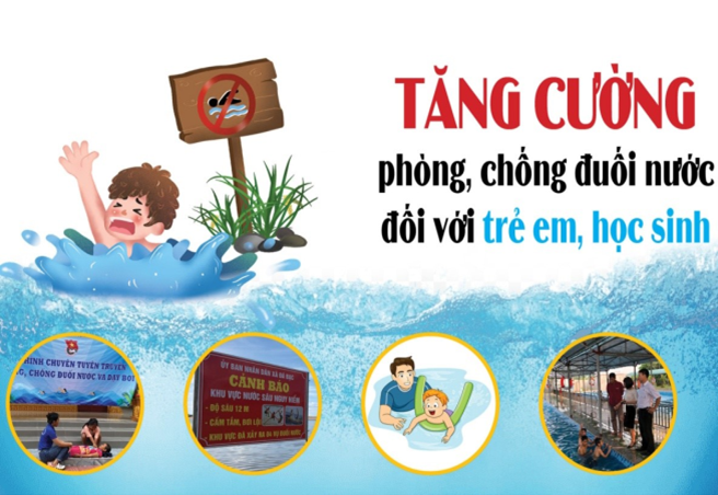 Phòng tránh tai nạn đuối nước cho trẻ em trên địa bàn xã