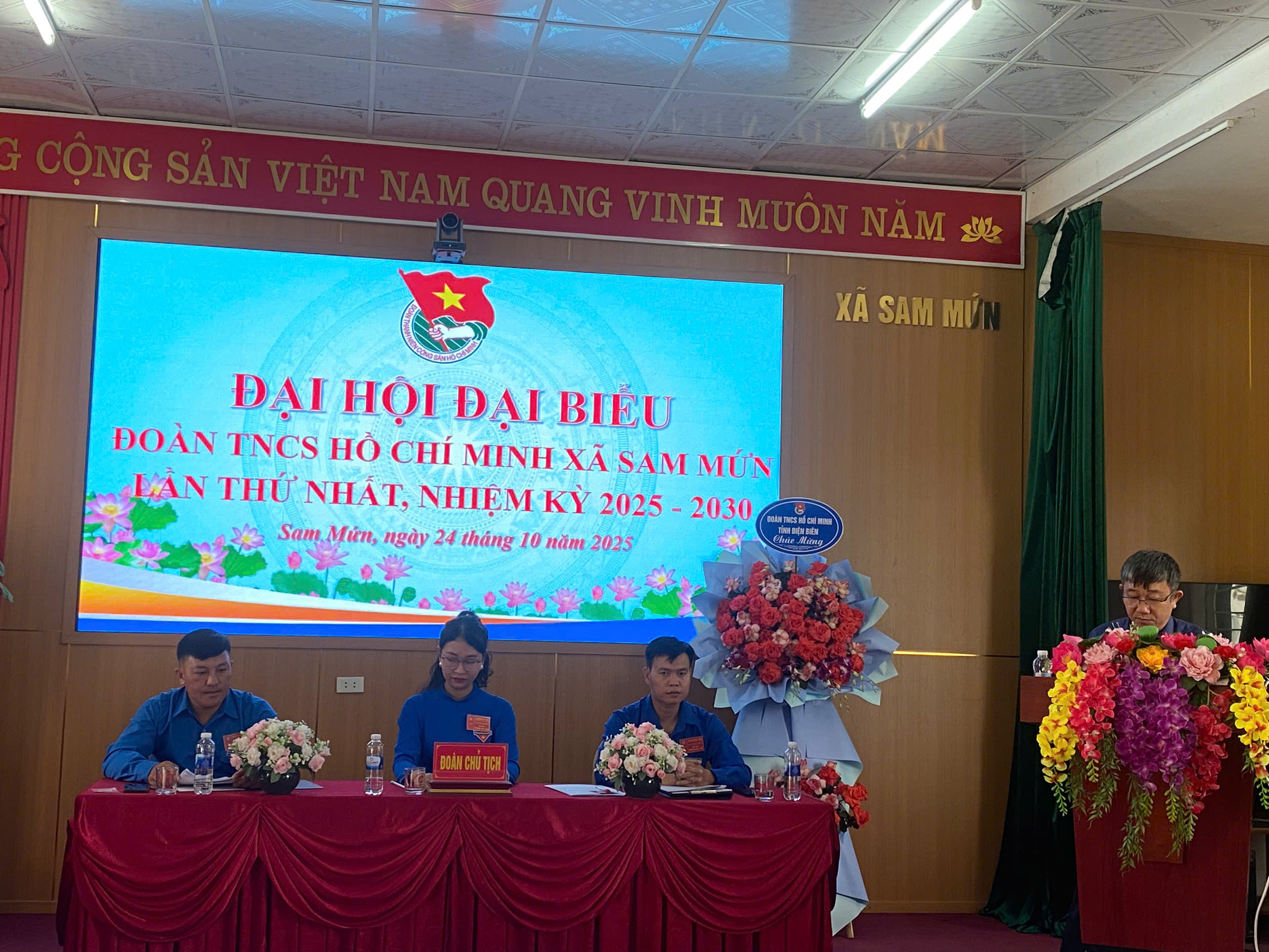 ĐOÀN TNCS HỒ CHÍ MINH XÃ SAM MỨN TỔ CHỨC  THÀNH CÔNG ĐẠI HỘI LẦN THỨ I (NHIỆM KỲ 2025 - 2030)  