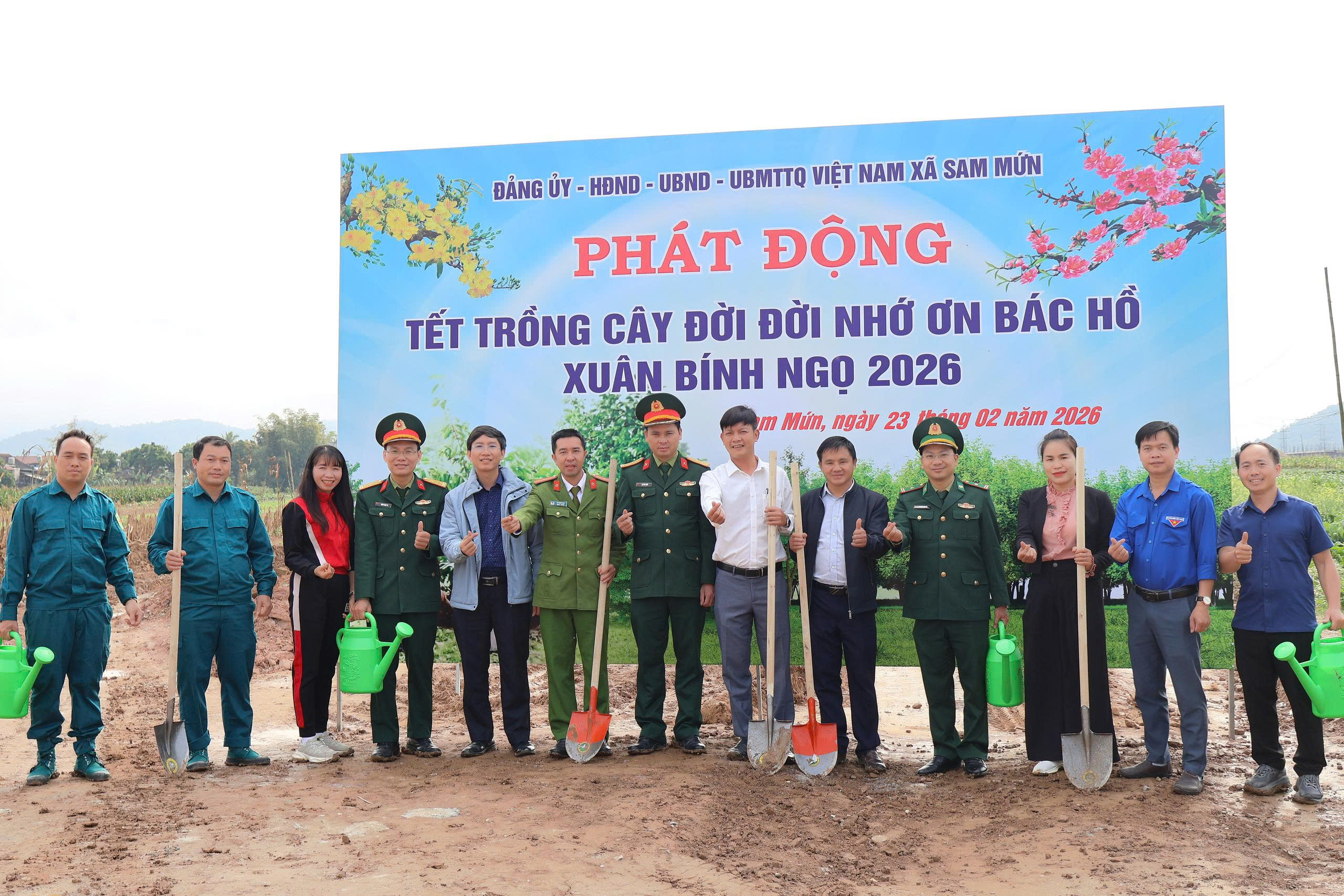 Xã Sam Mứn phát động Tết trồng cây “Đời đời nhớ ơn Bác Hồ”  Xuân Bính Ngọ 2026