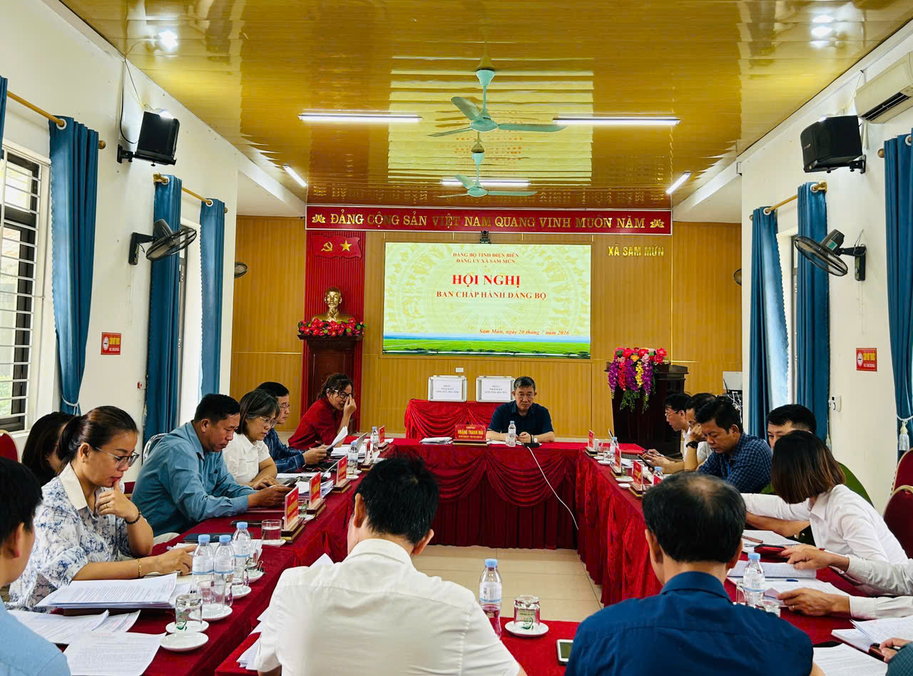 Đảng uỷ xã Sam Mứn tổ chức hội nghị về công tác quy hoạch cán bộ