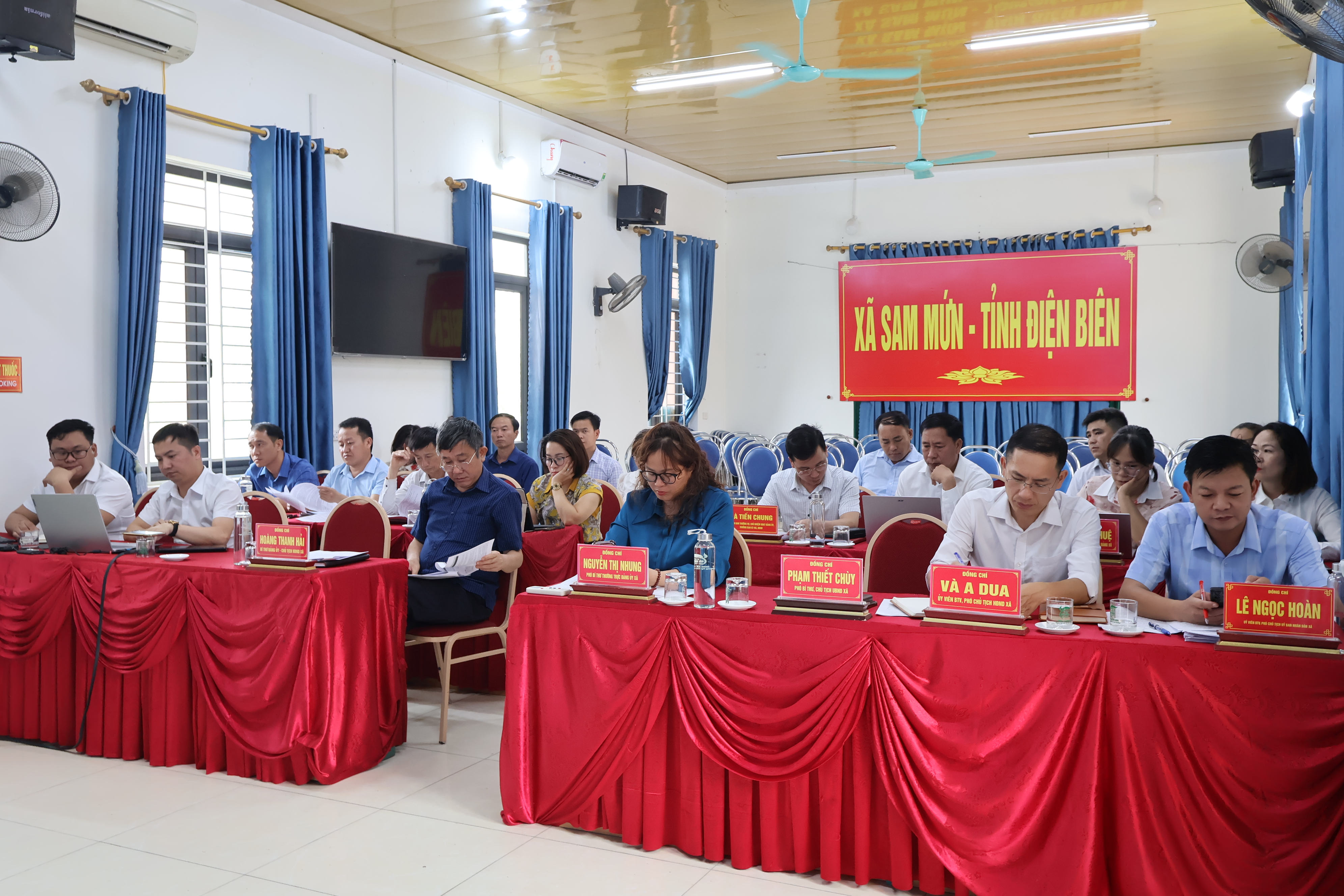Xã Sam Mứn tổ chức Hội nghị thông qua đồ án Quy hoạch chung đến năm 2045