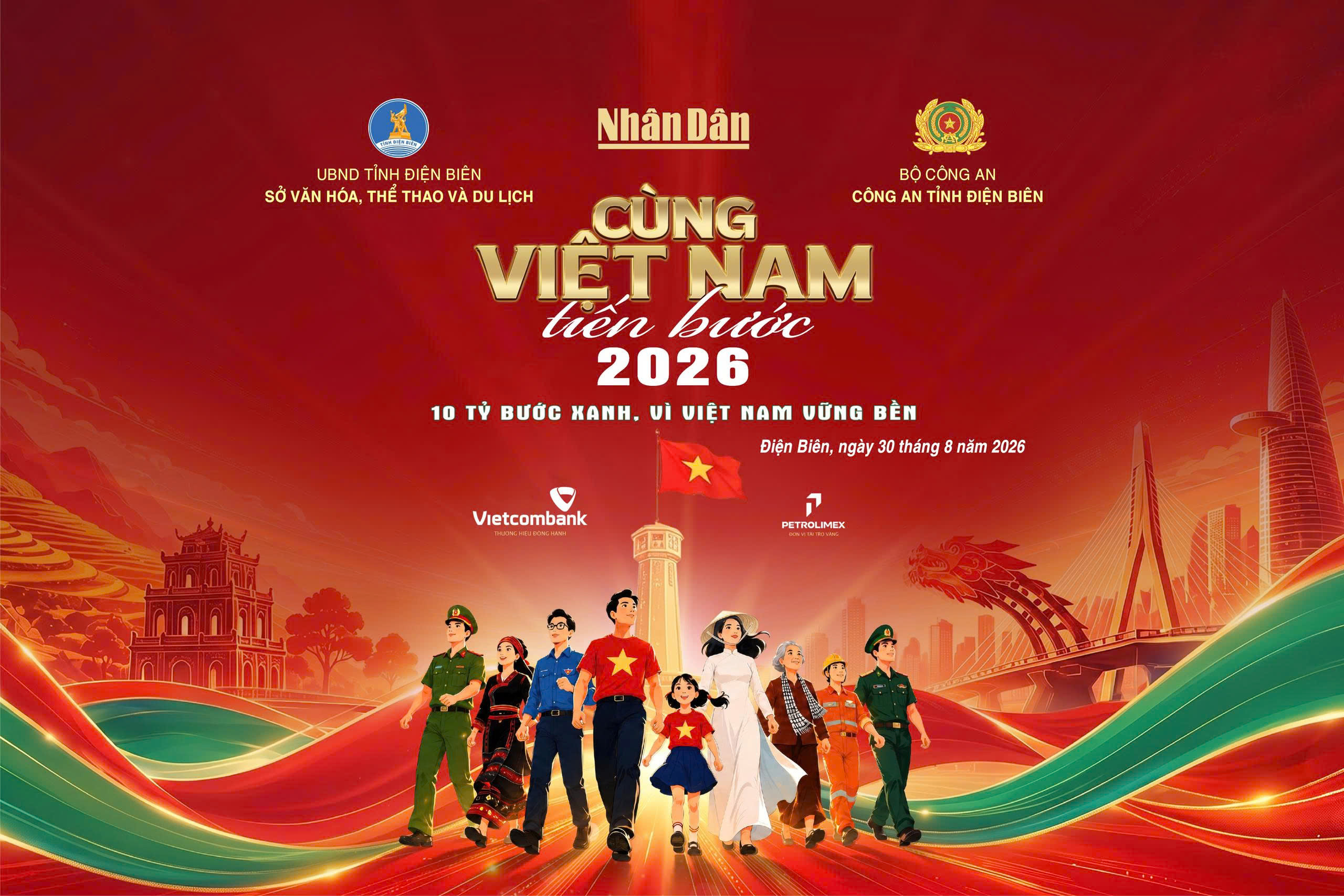 Xã Sam Mứn tích cực hưởng ứng Chương trình đi bộ “Cùng Việt Nam tiến bước năm 2026”